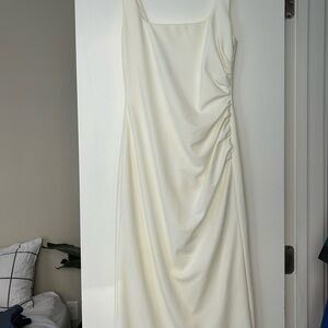 BHLDN Cream Midi Dress